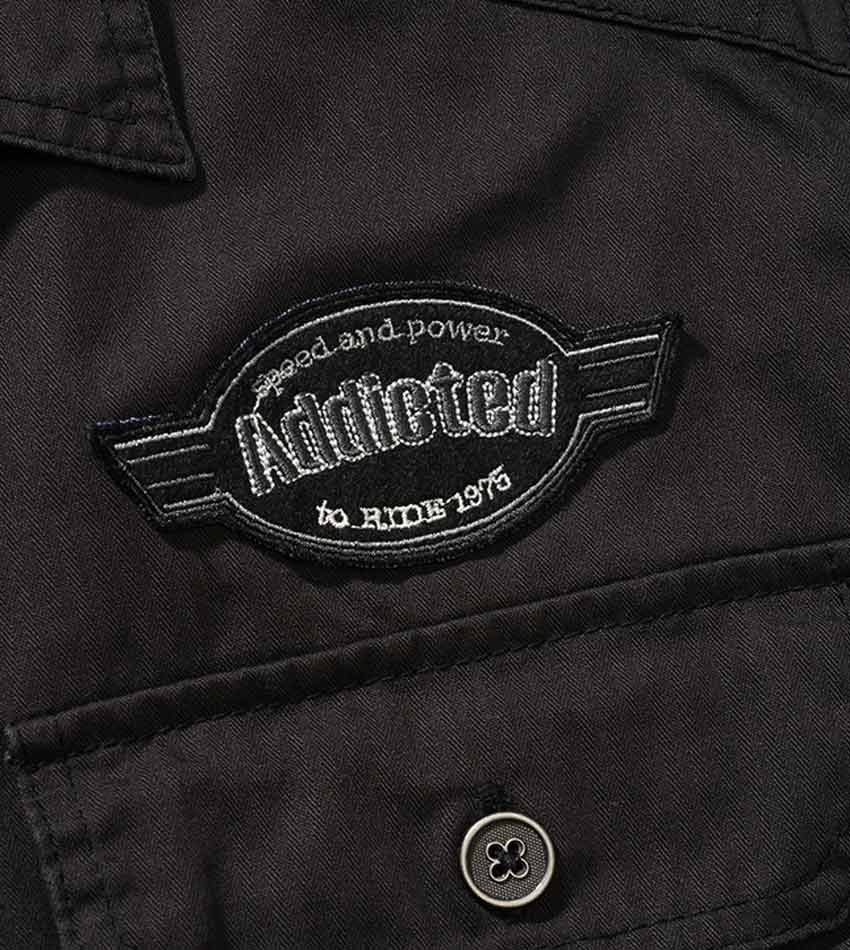 4012240 Roadstar Shirit Half sleeve Red Anthracite Black Brandit