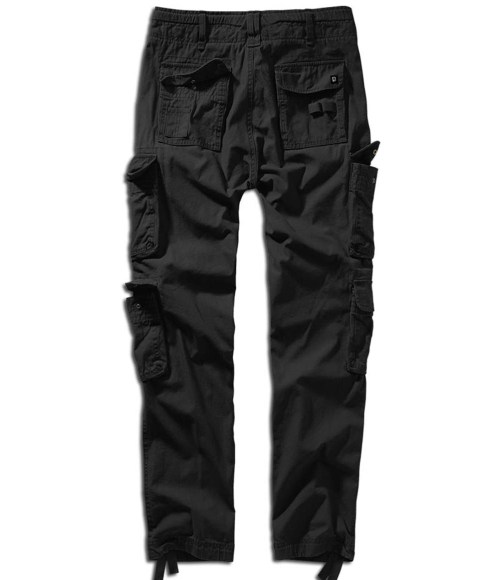 10162 Pure Slim Fit Cargo pant Black Brandit