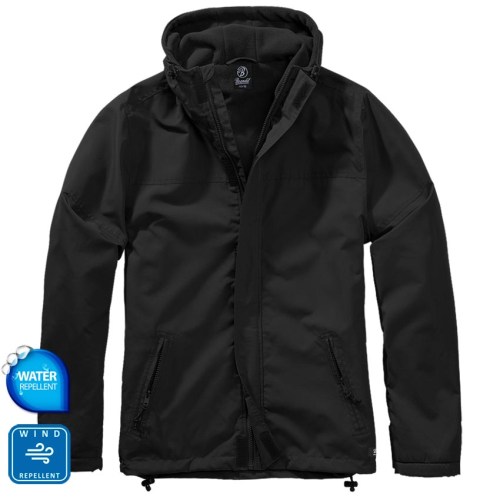 Brandit Windbreaker Frontzip Black