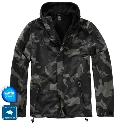 Brandit Windbreaker Frontzip DarkCamo