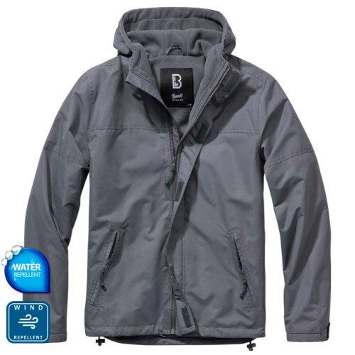 31675 Windbreaker Frontzip Anthracite Brandit
