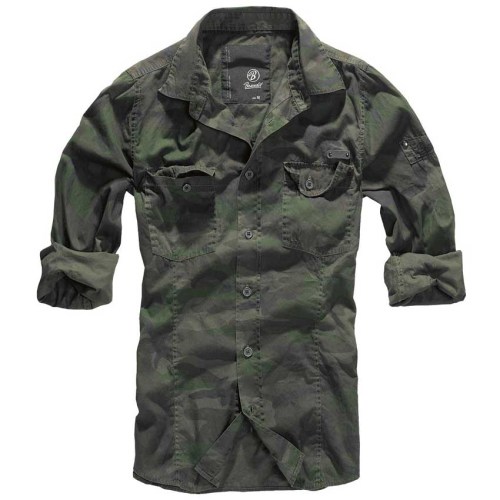 400510-slimfit-shirt-brandit-woodland-front