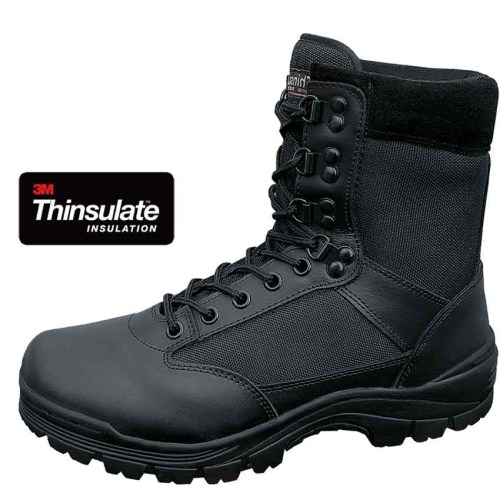 Tactical Lacing Boots Black Big Sizes