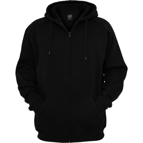 TB014C Zip Hoody Black Urban Classics