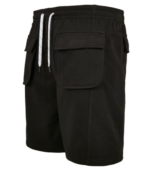 TB3668 Terry Big Pocket Black Sweat Shorts Urban Classics