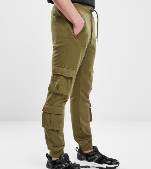 TB3703 Double pocket terry Summer Olive sweat pant Urban Classics