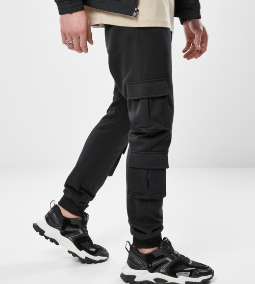 TB3703 Double pocket terry black sweat pant Urban Classics