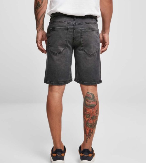 TB4156 Relaxed Fit Jeans Shorts Real Black washed Urban Classics