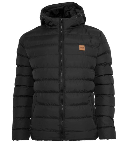 TB863 Basic Bubble Black Jacket Urban Classics